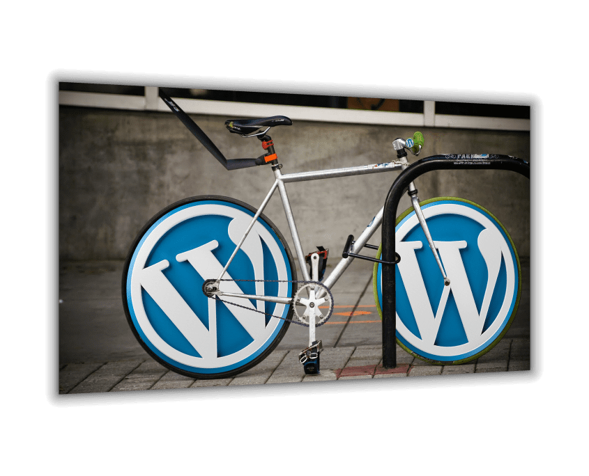 Wordpress-Fahrrad für Wordpress-Entwicklung.