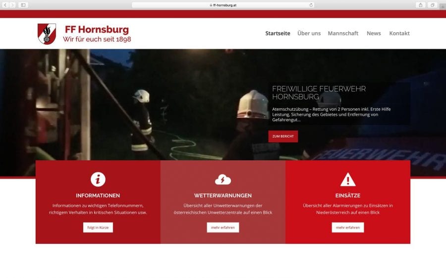 Webseite - FF Hornsburg