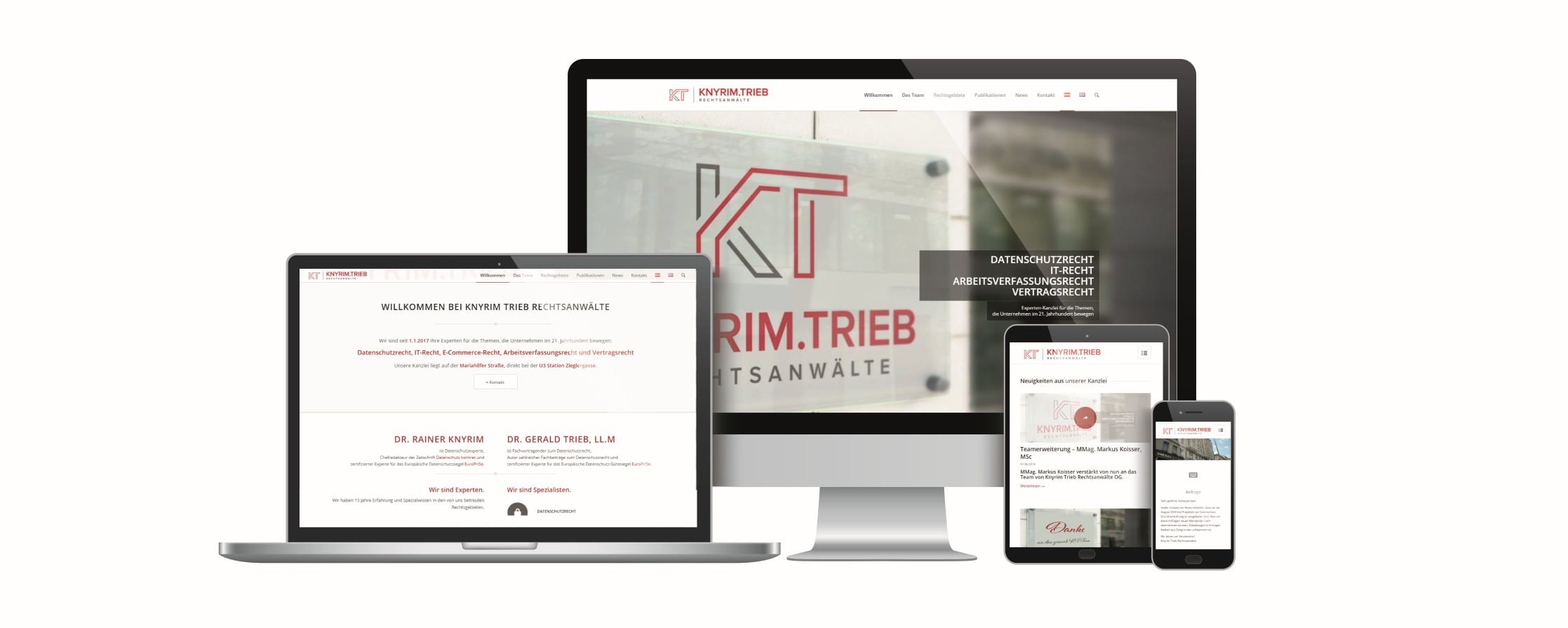 Päsentation Webseite Knyrim Trieb Rechtsanwälte - rechnerherz Päsentation Webseite Knyrim Trieb Rechtsanwälte - rechnerherz