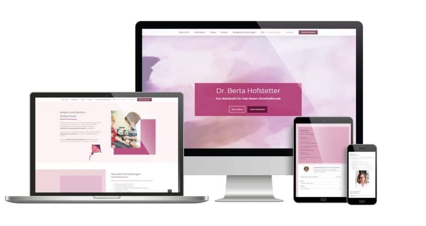 Webseite Dr. Hofstetter - by rechnerherz