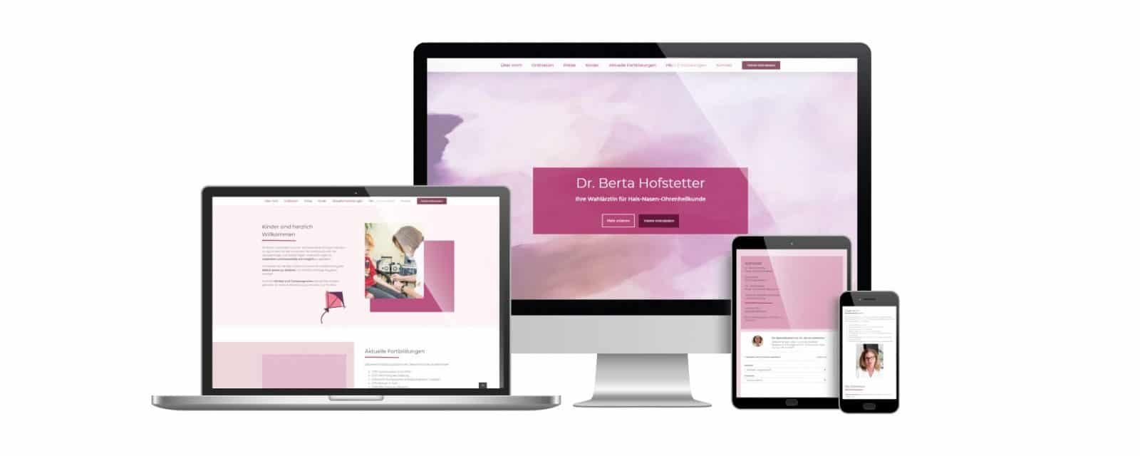 Webseite Dr. Hofstetter - by rechnerherz