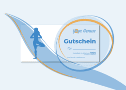 Yoga-Genuss-Gutschein-Design