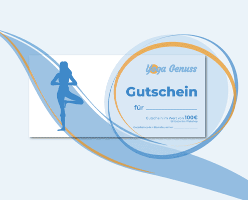 Yoga-Genuss-Gutschein-Design