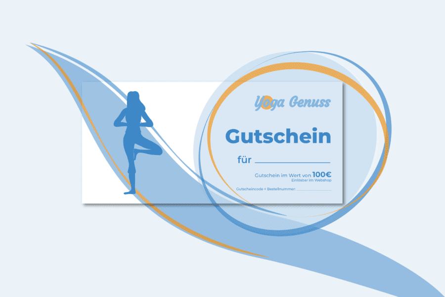 Yoga-Genuss-Gutschein-Design